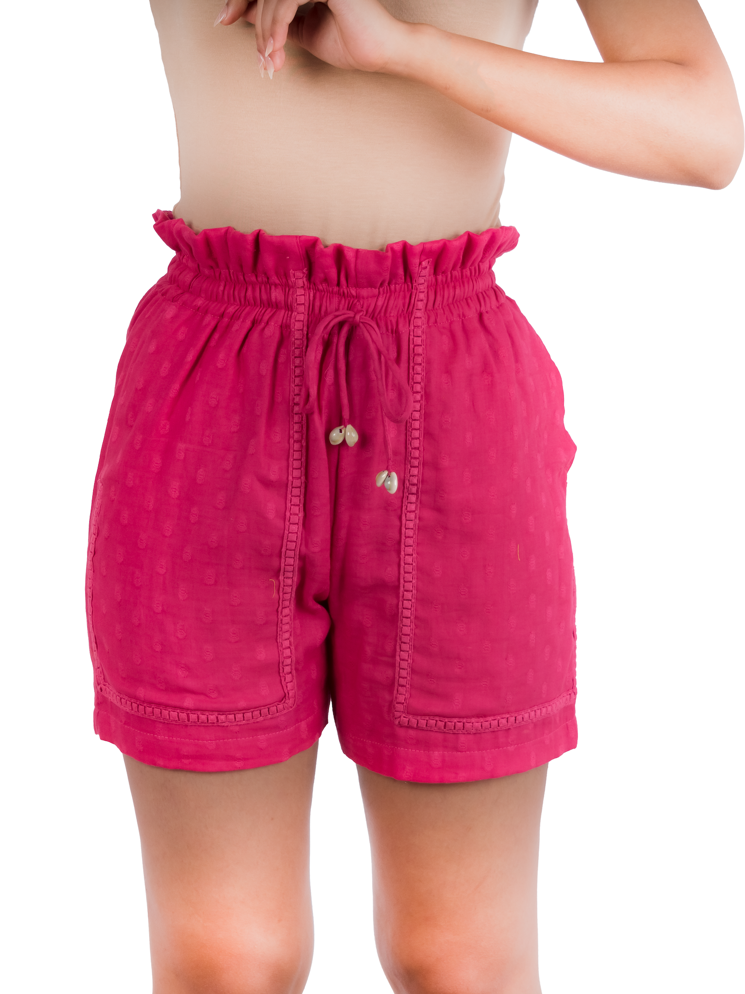 Bermuda Shorts in Pink – Triveni Dhir Label